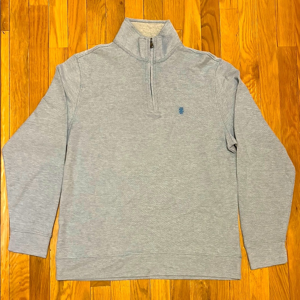 🍪 Izod Saltwater Men's Blue Half-Zip Pullover Top M